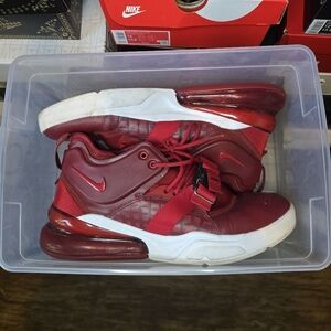 Nike Air Force 270 Red Croc Sz 12
